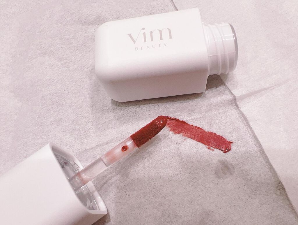 my confidence lip souffle matte  essential mauve pink（無くてはならないモーブピンク）/vim BEAUTY/口紅を使ったクチコミ（3枚目）