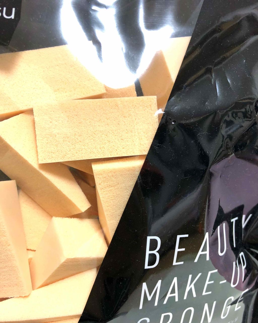 matsukiyo メイクアップスポンジ ウェッジ型/matsukiyo/パフ・スポンジを使ったクチコミ(1枚目)