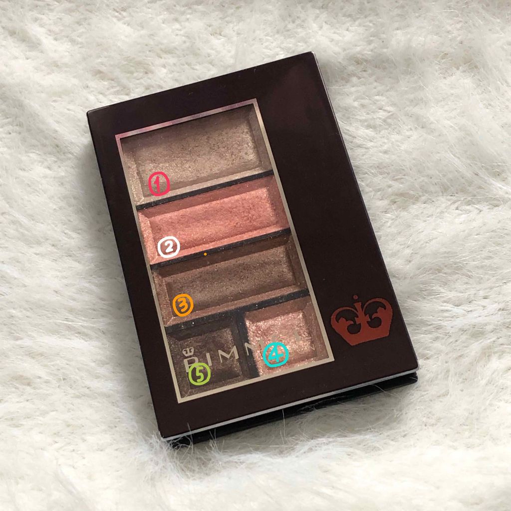 ショコラスウィート アイズ/リンメル ロンドン/アイシャドウパレットを使ったクチコミ(2枚目)