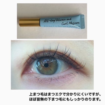 オールデイ ボリュームアンドカールマスカラ/Milk Touch/マスカラを使ったクチコミ(5枚目)