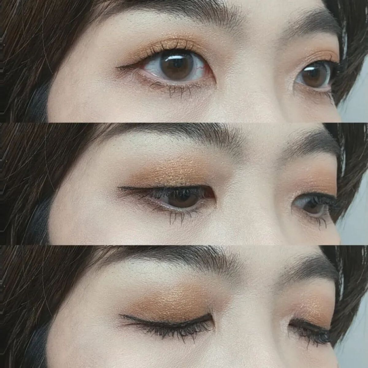 アルカミストツイストフォーアイ 11 CARAMEL QUEEN/THREE/リキッドアイシャドウを使ったクチコミ（3枚目）