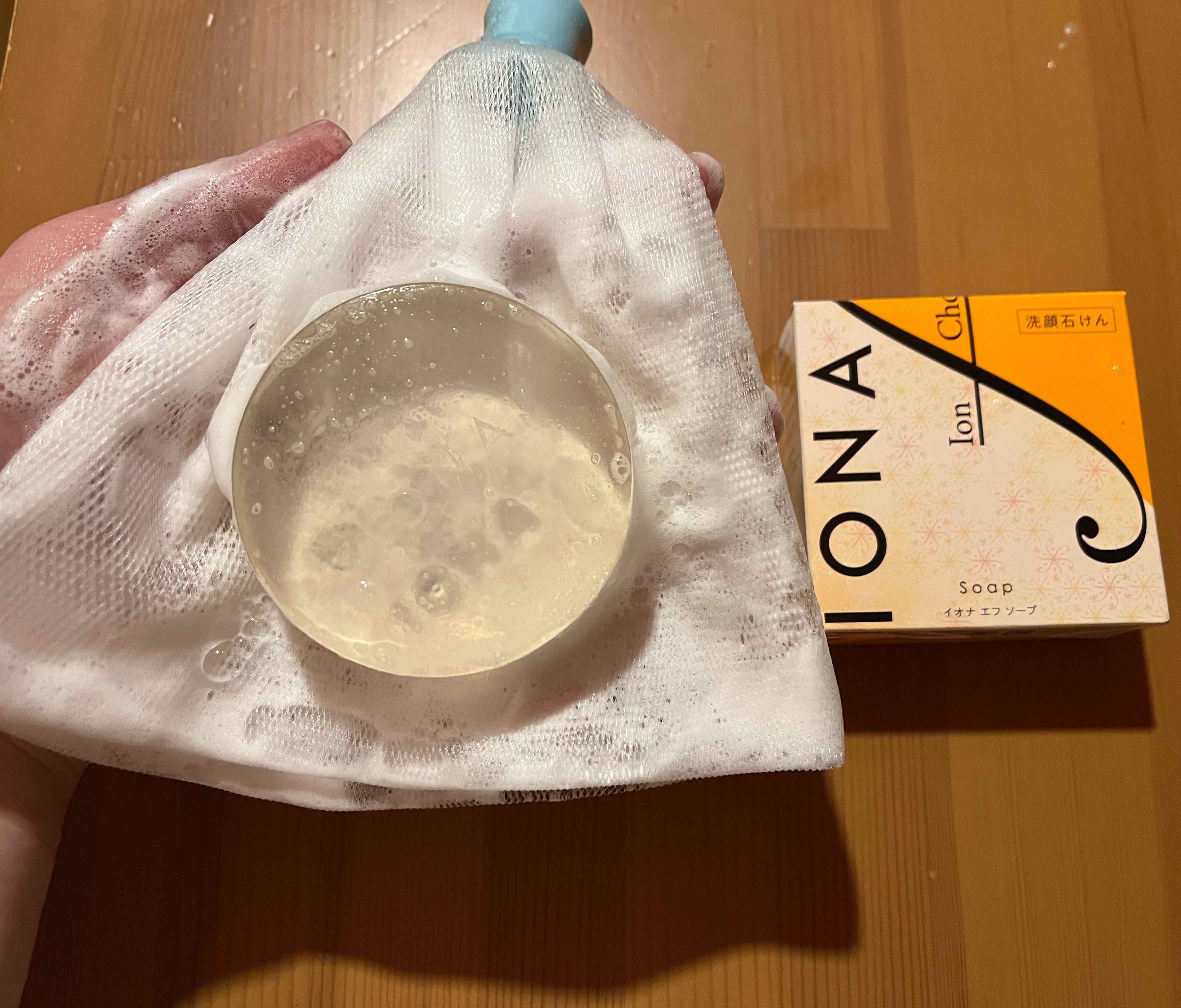 ソープ/イオナ エフ/洗顔石鹸を使ったクチコミ（1枚目）