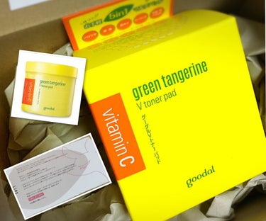 
goodal GREEN TANGERINE V TONER PAD



韓国で有名なトナーパッドが
リップス様より頂きました❤️



香りがほんのり柑橘系で癒されます
万人受けする香り

すっき