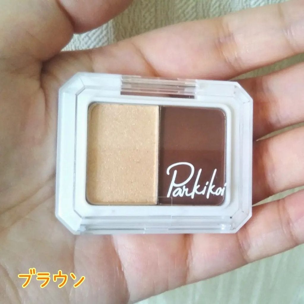 Mona on LIPS 「キャンドゥパルニュアンスアイシャドウ⭐ブラウン🤎ダークブラウン..」(2枚目)