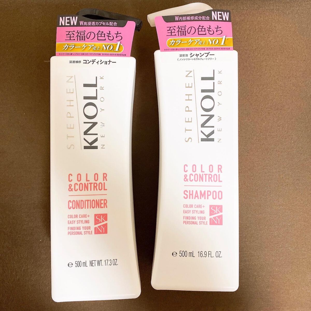 カラーコントロール シャンプー W/コンディショナー W/スティーブンノル ニューヨーク/市販シャンプーを使ったクチコミ（1枚目）