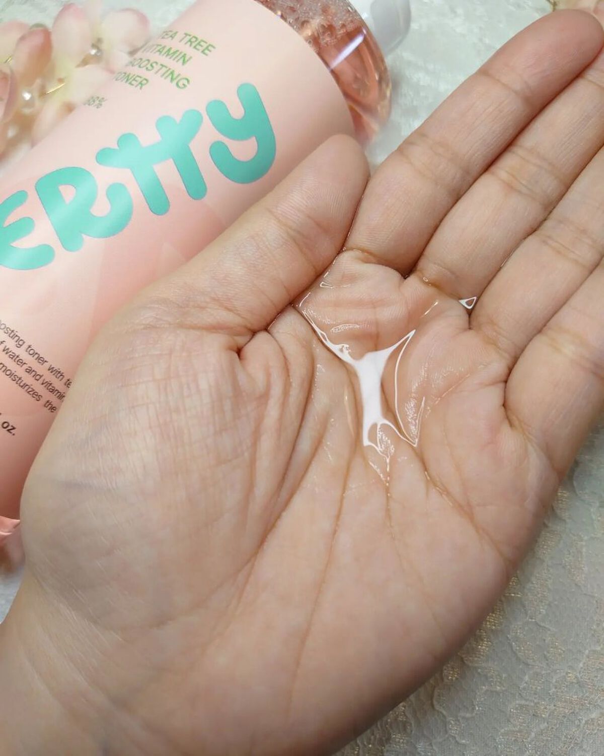 ティーツリー88%ビタミンブースティングトナー/Vertty/化粧水を使ったクチコミ（3枚目）