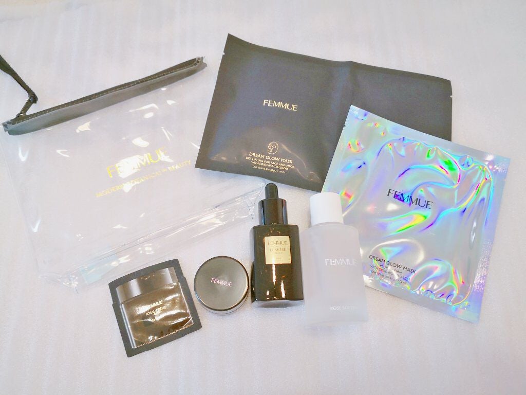 ドリームグロウマスクPF(ハリ・エイジングケア)/FEMMUE/シートマスク・パックを使ったクチコミ(3枚目)