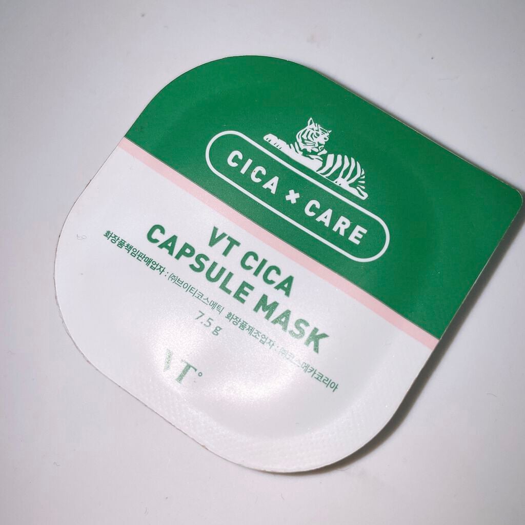 CICA カプセルマスク/VT/洗い流すパック・マスクを使ったクチコミ(1枚目)