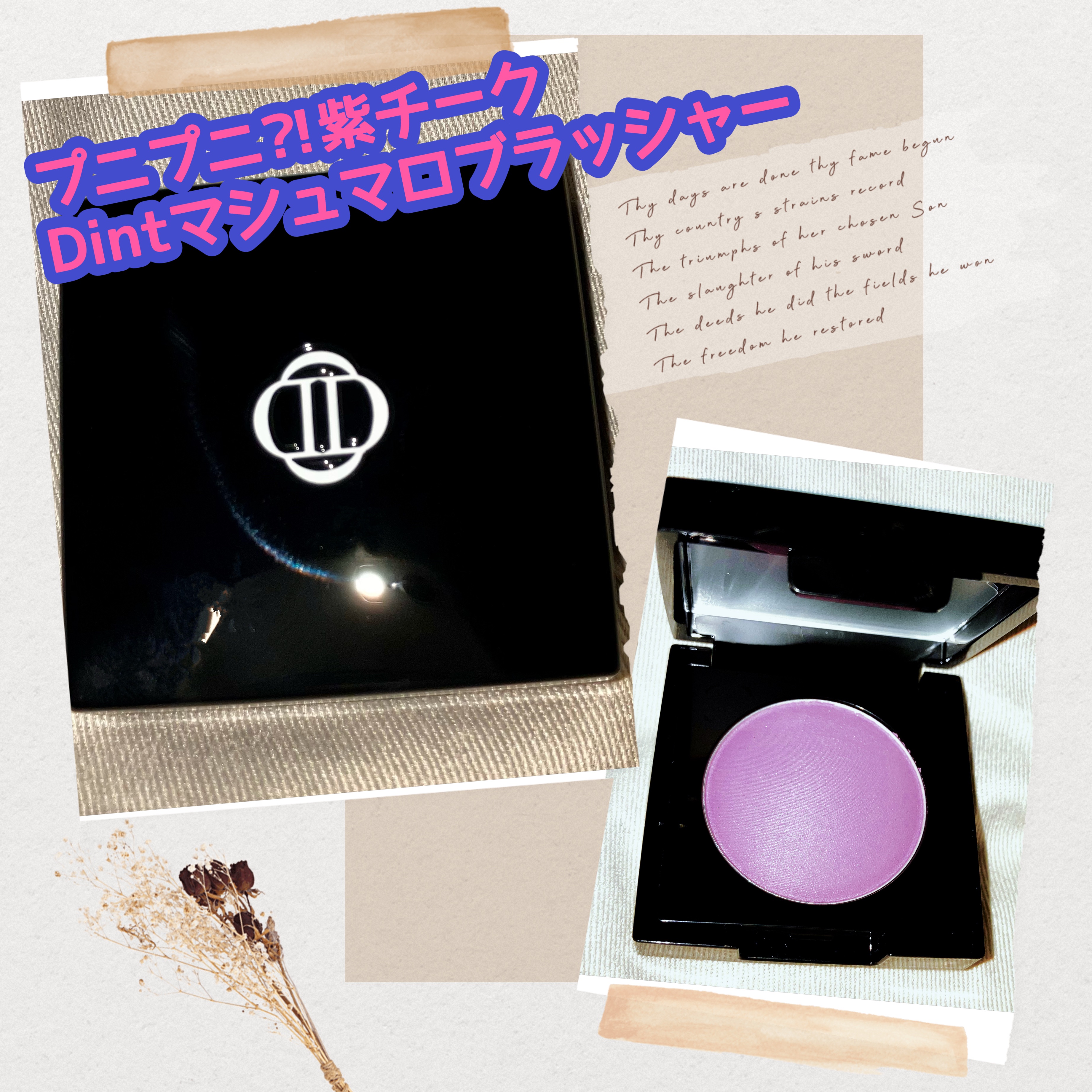 (Peter＆Wendy Collection) Be My Wendy Marshmallow Blusher 522 Tootles/Dinto/ジェル・クリームチークを使ったクチコミ（1枚目）