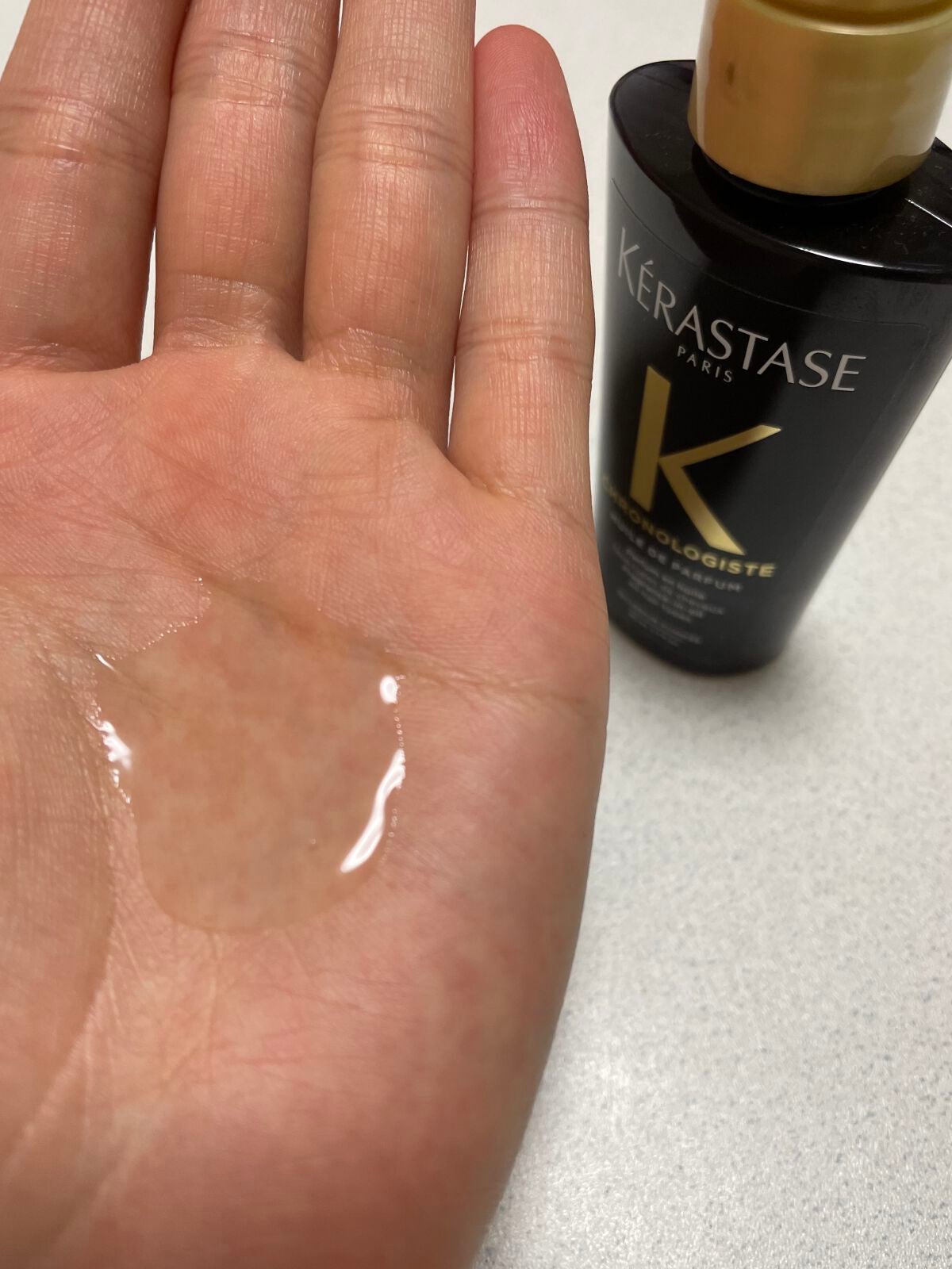 CH ユイル クロノロジスト R/ケラスターゼ/ヘアオイルを使ったクチコミ(3枚目)