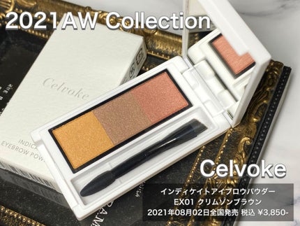 セルヴォーク インディケイトアイブロウパウダー/Celvoke/パウダーアイブロウを使ったクチコミ(1枚目)