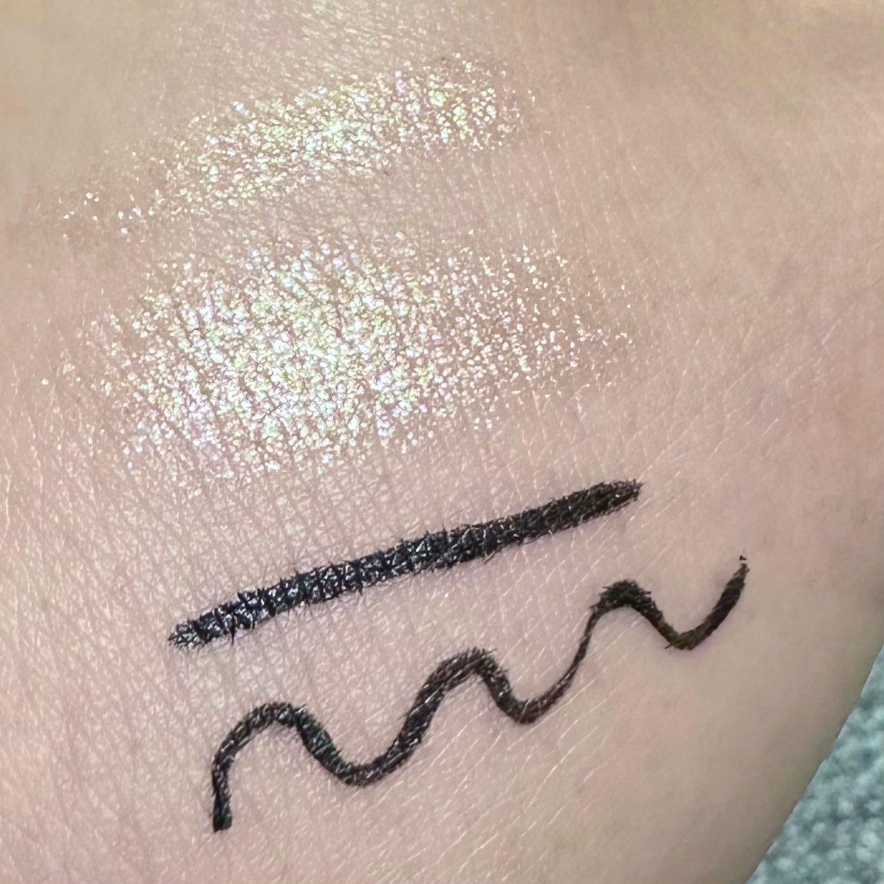 エーメイク グリッタースティック/A/mAke/グリッターを使ったクチコミ(5枚目)