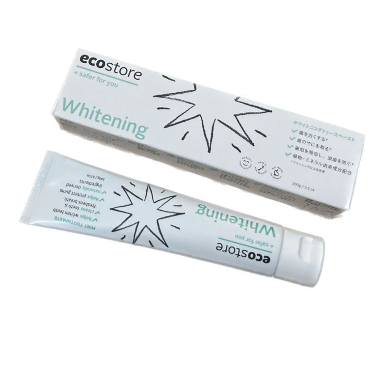 トゥースペースト＜ホワイトニング＞/ecostore/歯磨き粉を使ったクチコミ（1枚目）