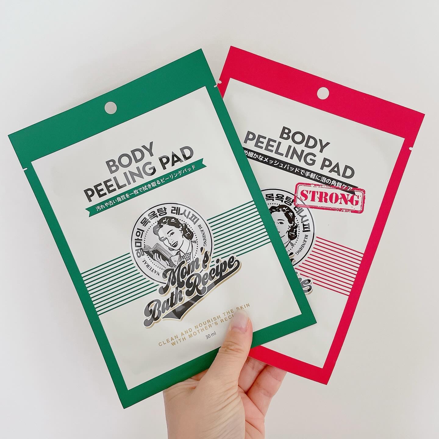 ボディピーリングパッド/Mom’s Bath Recipe/ピーリングを使ったクチコミ（1枚目）