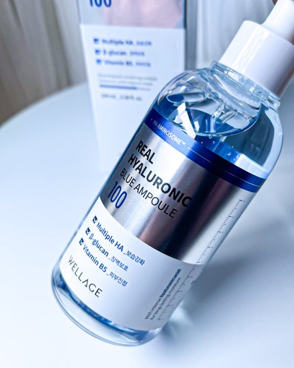 リアルヒアルロニックブルーアンプル 100/Wellage/美容液を使ったクチコミ(7枚目)