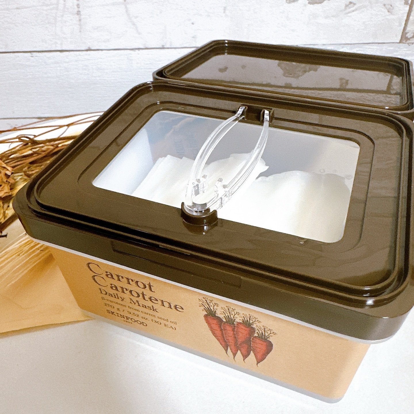 キャロットカロテン デイリーマスク/SKINFOOD/シートマスク・パックを使ったクチコミ（2枚目）