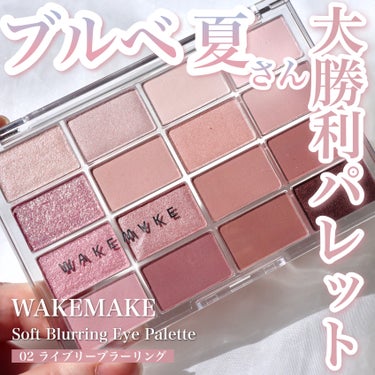 WAKEMAKE様から商品提供をいただきました

\捨て色なしで感動級✨/
ブルベ夏さん大優勝アイシャドウパレット‎

tobibiです！
今回はLIPSさんを通してWAKEMAKE様からお試しさせてい