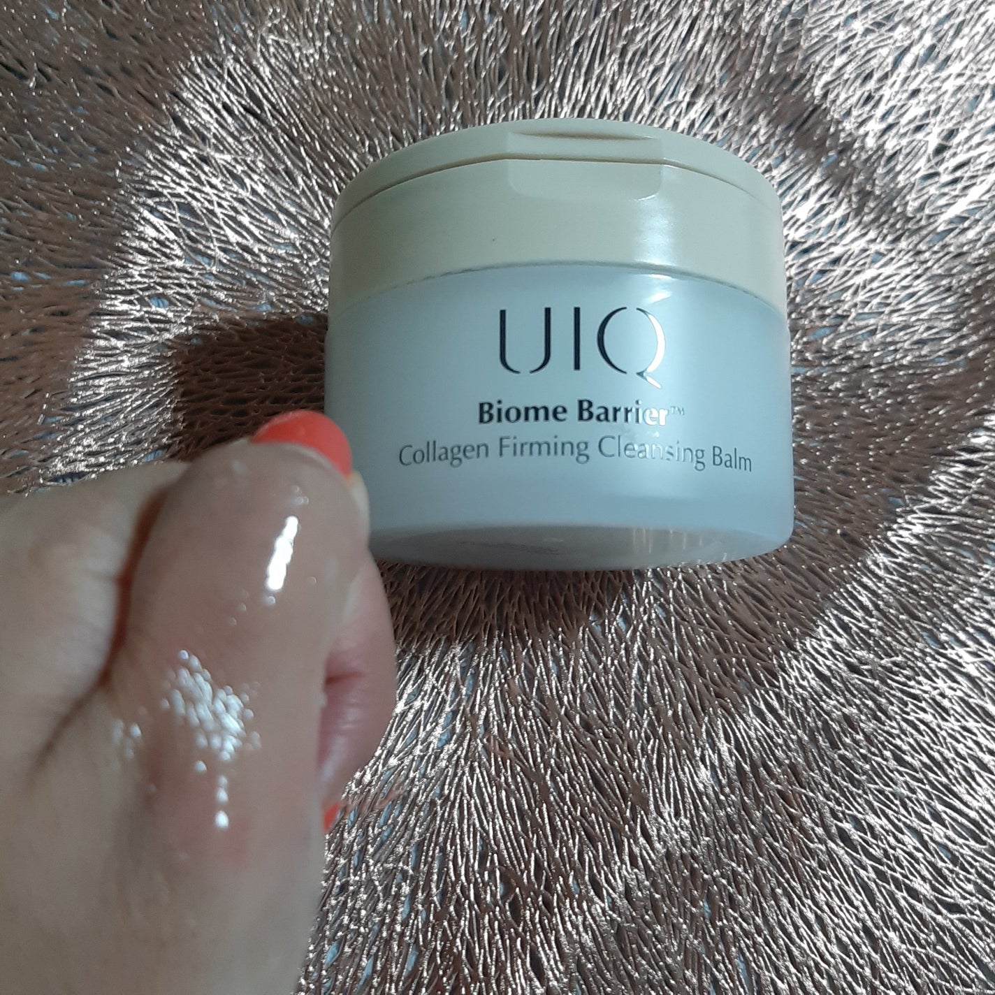 バイオームバリアコラーゲンファーミングクレンジングバーム/UIQ/クレンジングバームを使ったクチコミ(4枚目)