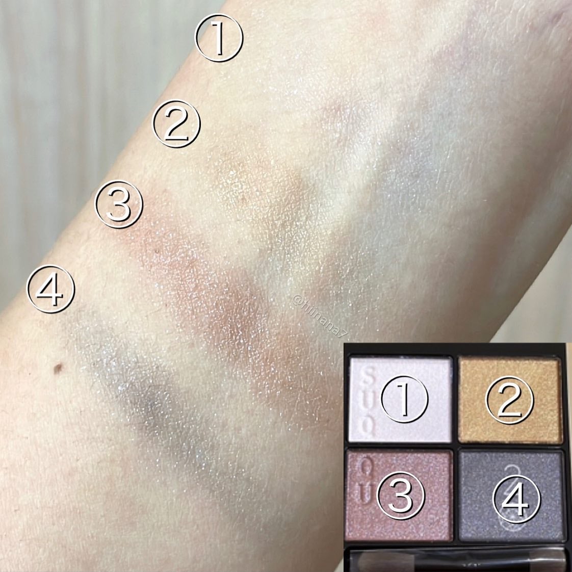 シグニチャー カラー アイズ/SUQQU/アイシャドウパレットを使ったクチコミ(3枚目)