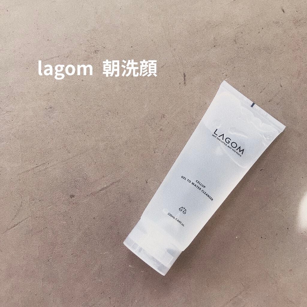 ラゴム ジェルトゥウォーター クレンザー(朝用洗顔)/LAGOM /その他洗顔料を使ったクチコミ(1枚目)