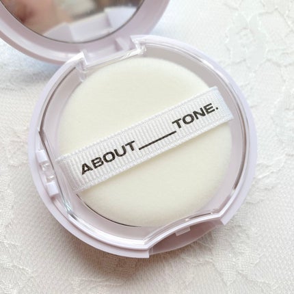 エアーフィットパウダーパクト/ABOUT TONE/プレストパウダーを使ったクチコミ(4枚目)