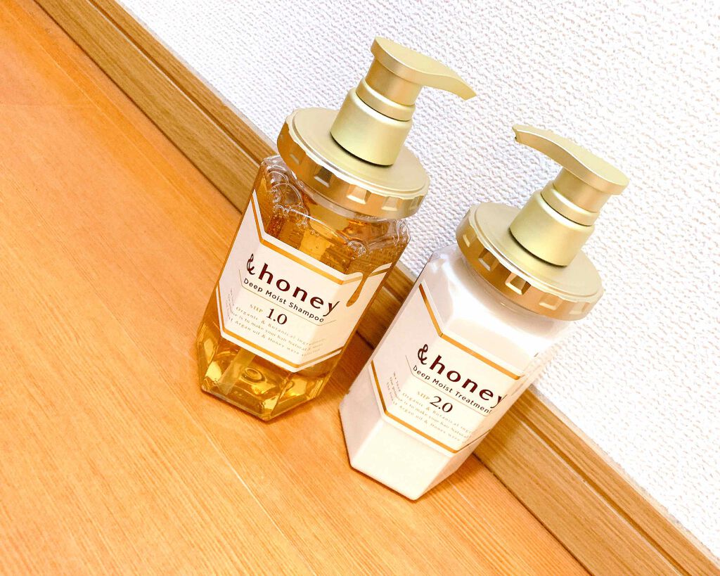 ディープモイスト シャンプー1.0/ヘアトリートメント2.0/&honey/市販シャンプーを使ったクチコミ(1枚目)