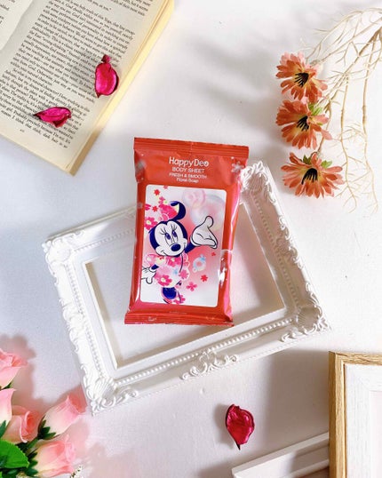 ハッピーデオ ボディシート うるサラ 花せっけん/マンダム/ボディシートを使ったクチコミ(4枚目)