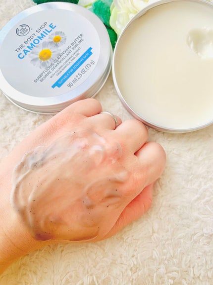 カモマイル サンプチュアス クレンジングバター/THE BODY SHOP/クレンジングバームを使ったクチコミ(5枚目)