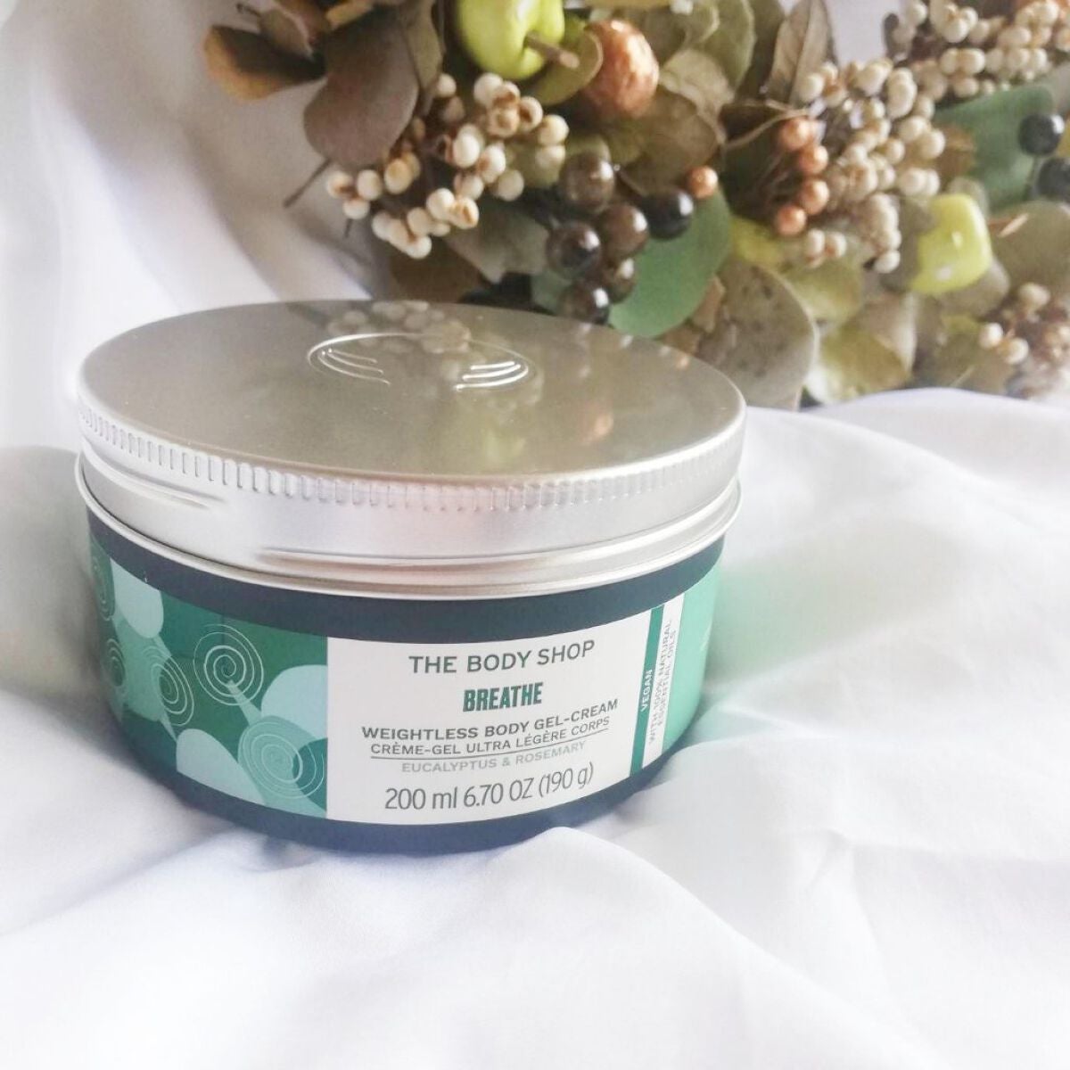 ウェルネス ボディジェルクリーム ユーカリ& ローズマリー/THE BODY SHOP/ボディクリームを使ったクチコミ(1枚目)
