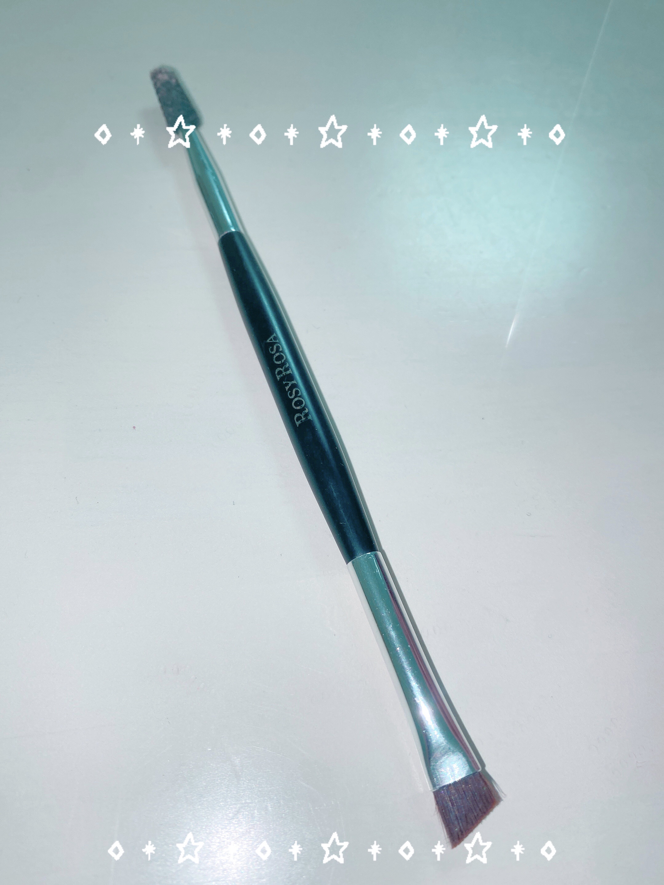 ダブルエンドアイブロウブラシ スクリュータイプ/ロージーローザ/メイクブラシを使ったクチコミ（1枚目）