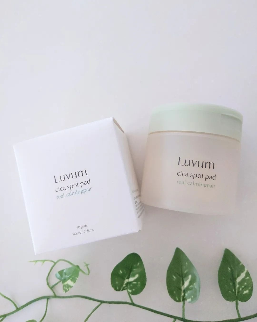 カーミングリペア若葉のシカスポットパッド/Luvum/トナーパッドを使ったクチコミ(2枚目)