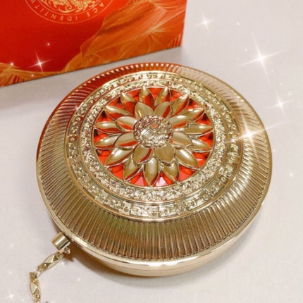 ZEESEAx正宮御品 「盛唐酔夢」シリーズ 丹酔金箔 牡丹チークシャッドパレット/ZEESEA/パウダーチークを使ったクチコミ(3枚目)