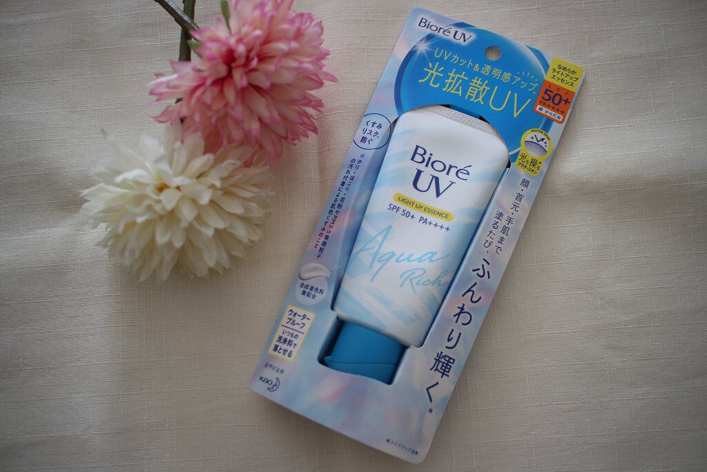ビオレUV アクアリッチ ライトアップエッセンス/ビオレ/日焼け止めクリームを使ったクチコミ（1枚目）