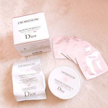 スノー ブルーム パーフェクト クッション SPF50／PA+++/Dior/クッションファンデーションを使ったクチコミ（1枚目）