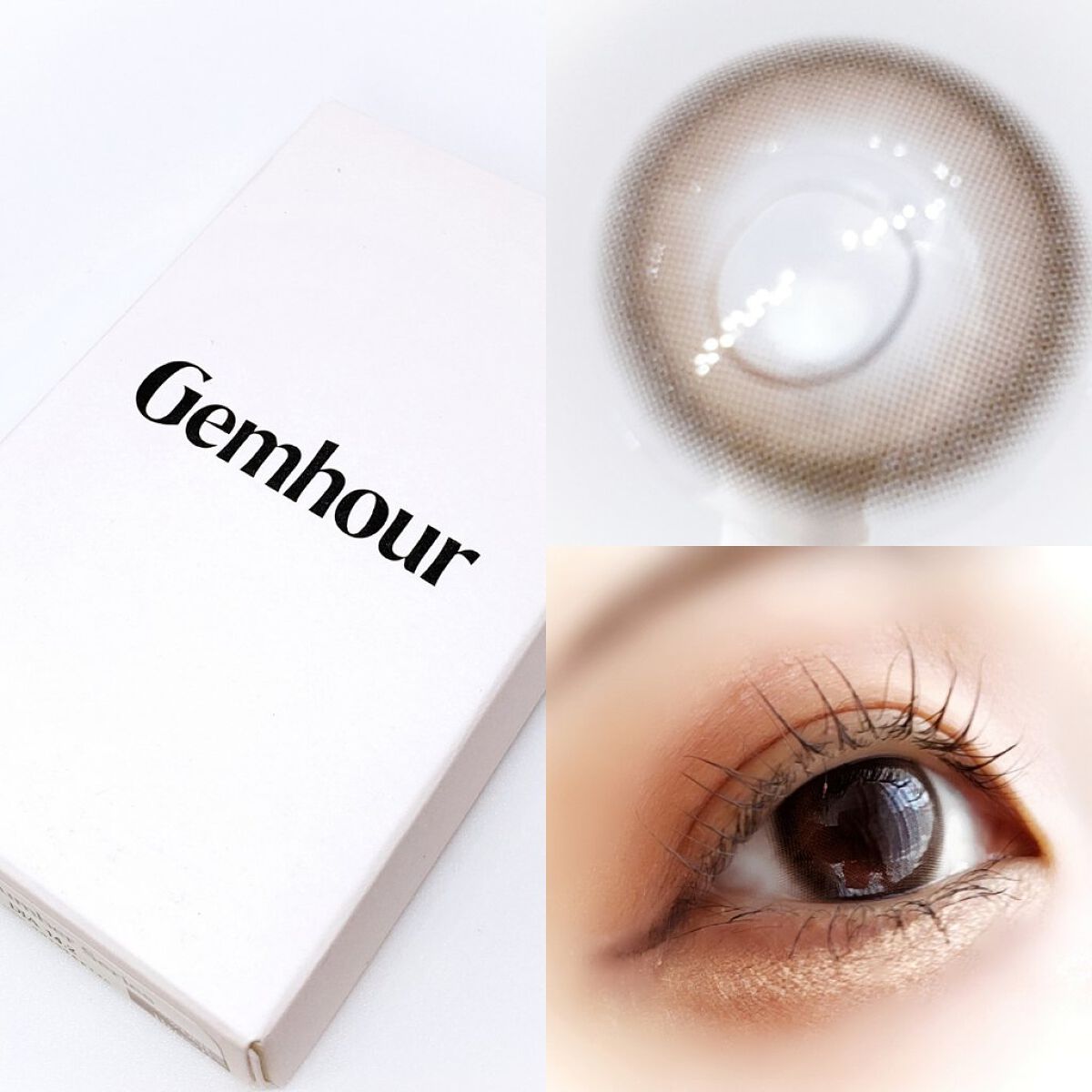 Number Series/Gemhour lens/カラーコンタクトレンズを使ったクチコミ(3枚目)