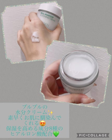 リアルドクダミスージングクリーム/NEOGEN/フェイスクリームを使ったクチコミ(2枚目)