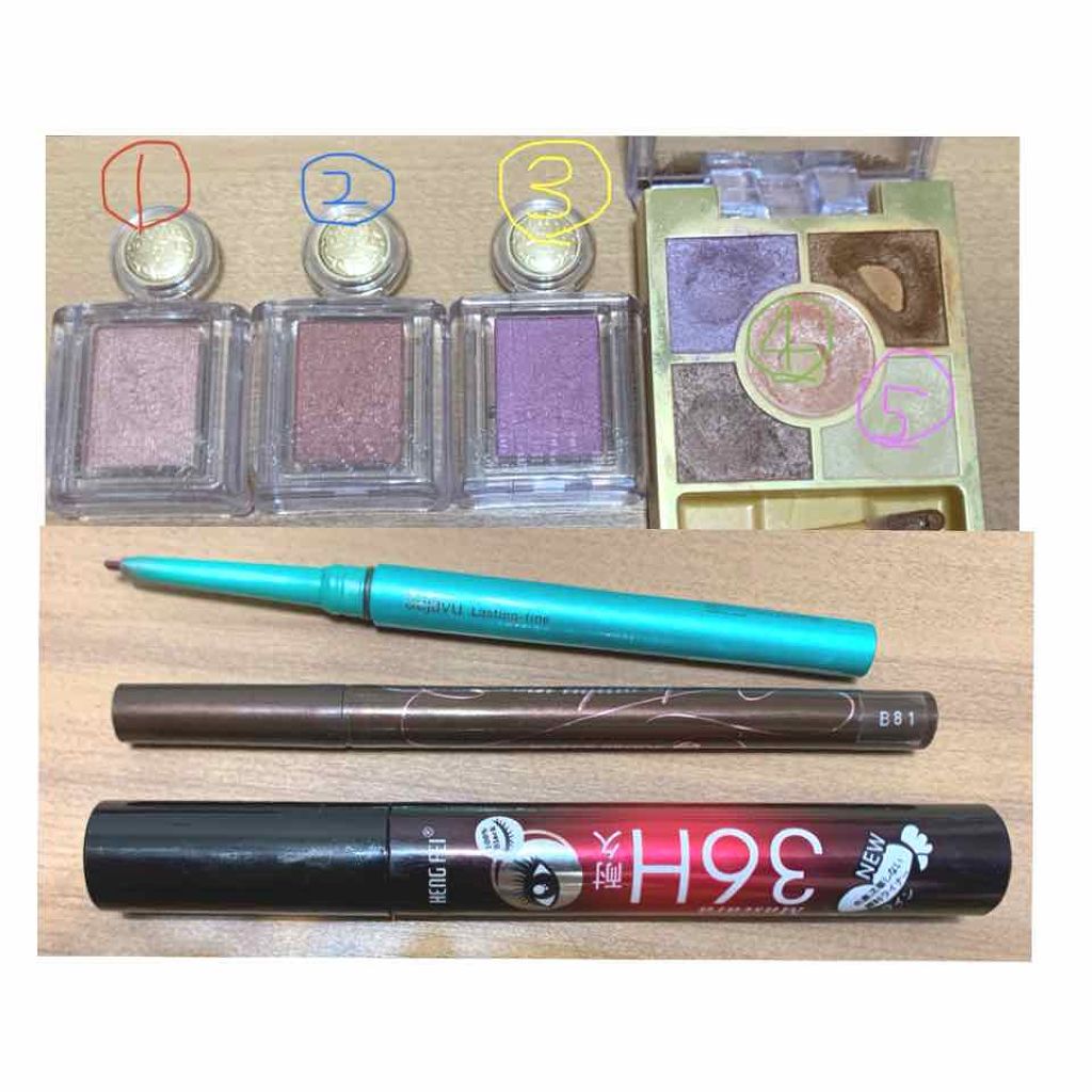 ファイブレイヤーズシャドウ N/excel/アイシャドウパレットを使ったクチコミ（2枚目）