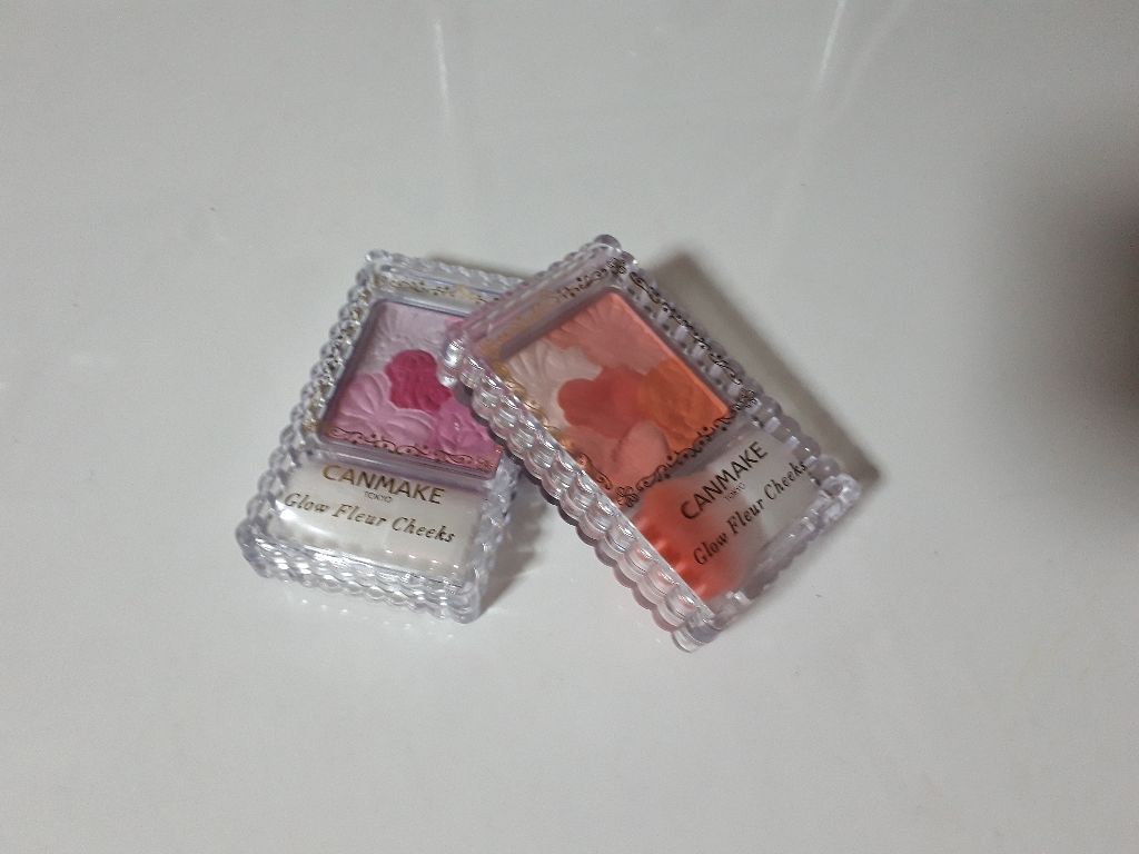 グロウフルールチークス/キャンメイク/パウダーチークを使ったクチコミ（1枚目）