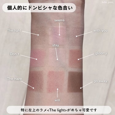 マイフェイブムードアイパレット 9カラー/HOLIKA HOLIKA/パウダーアイシャドウを使ったクチコミ（3枚目）