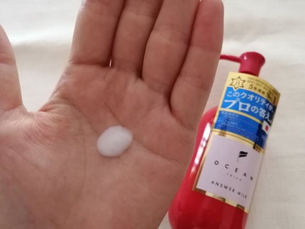 アンサーミルク/OCEAN TRICO/ヘアミルクを使ったクチコミ(2枚目)