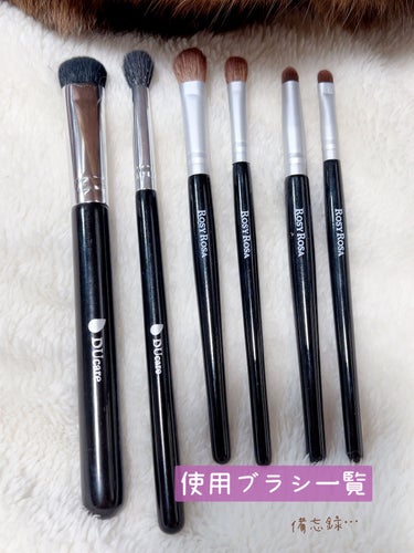 6 Pieaces Eye Makeup Brush Set/DUcare/メイクブラシを使ったクチコミ（2枚目）