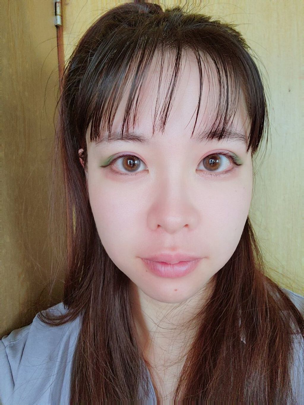 エンジェル ハート アイカラーズ 13 カームグリーン/エンジェルハート/単色アイシャドウを使ったクチコミ（2枚目）