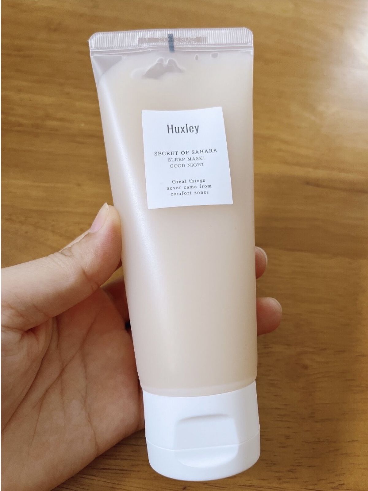 スリープマスク；グッドナイト/Huxley/洗い流すパック・マスクを使ったクチコミ（2枚目）