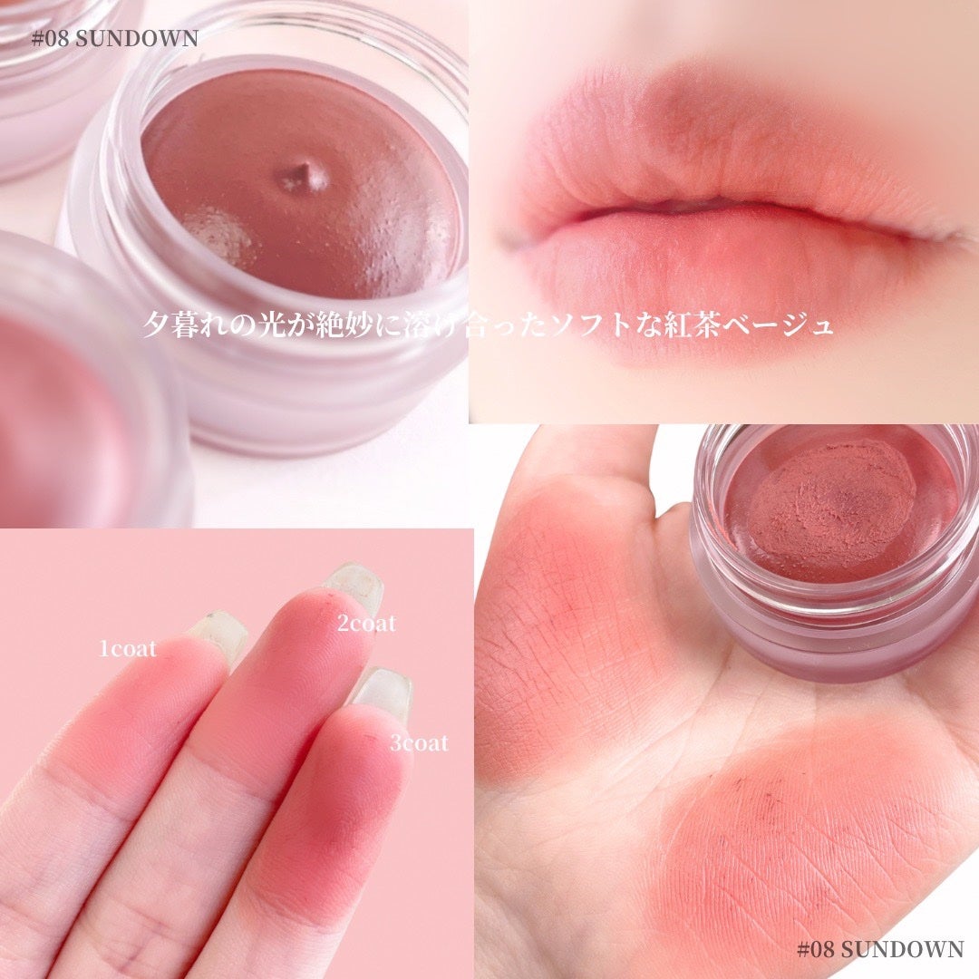 メルティングブラーリップポット/HOLIKA HOLIKA/口紅を使ったクチコミ(6枚目)