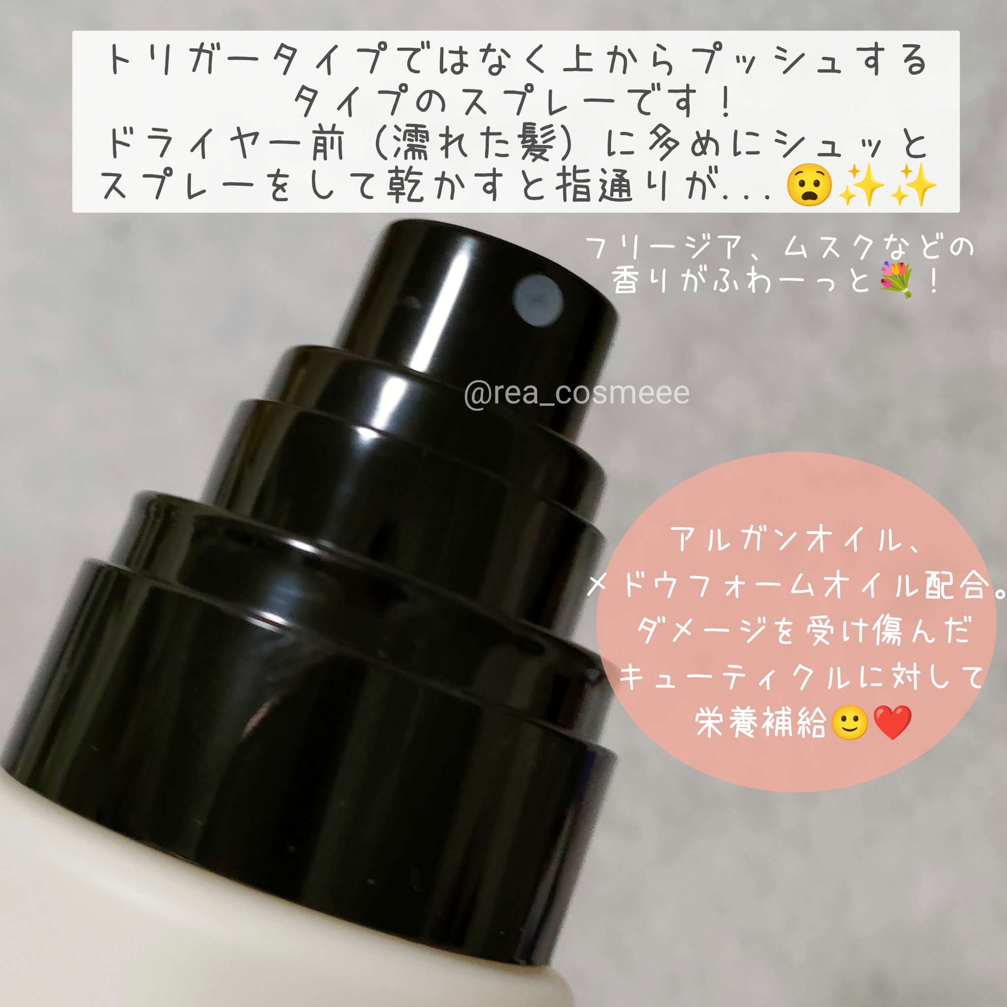 ノーウォッシュトリートメントプロテインエッセンス/now & than（ナウアンドダン）/ヘアミストを使ったクチコミ（2枚目）