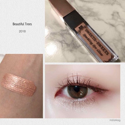 スパークリングアイグロス 10 テラコッタオレンジ/スウィーツ スウィーツ/リキッドアイシャドウを使ったクチコミ(1枚目)