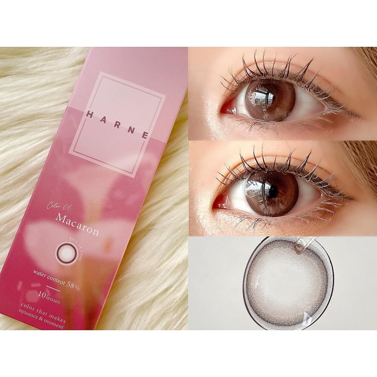 HARNE 1day/HARNE/ワンデー(1DAY)カラコンを使ったクチコミ(2枚目)