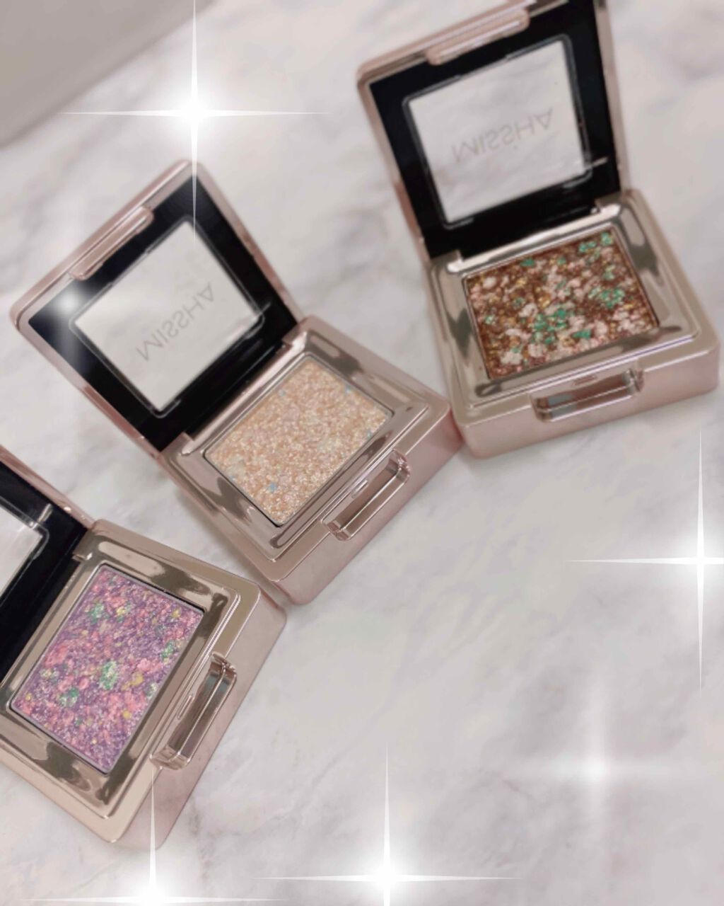 グリッタープリズム シャドウ/MISSHA/グリッターを使ったクチコミ（1枚目）