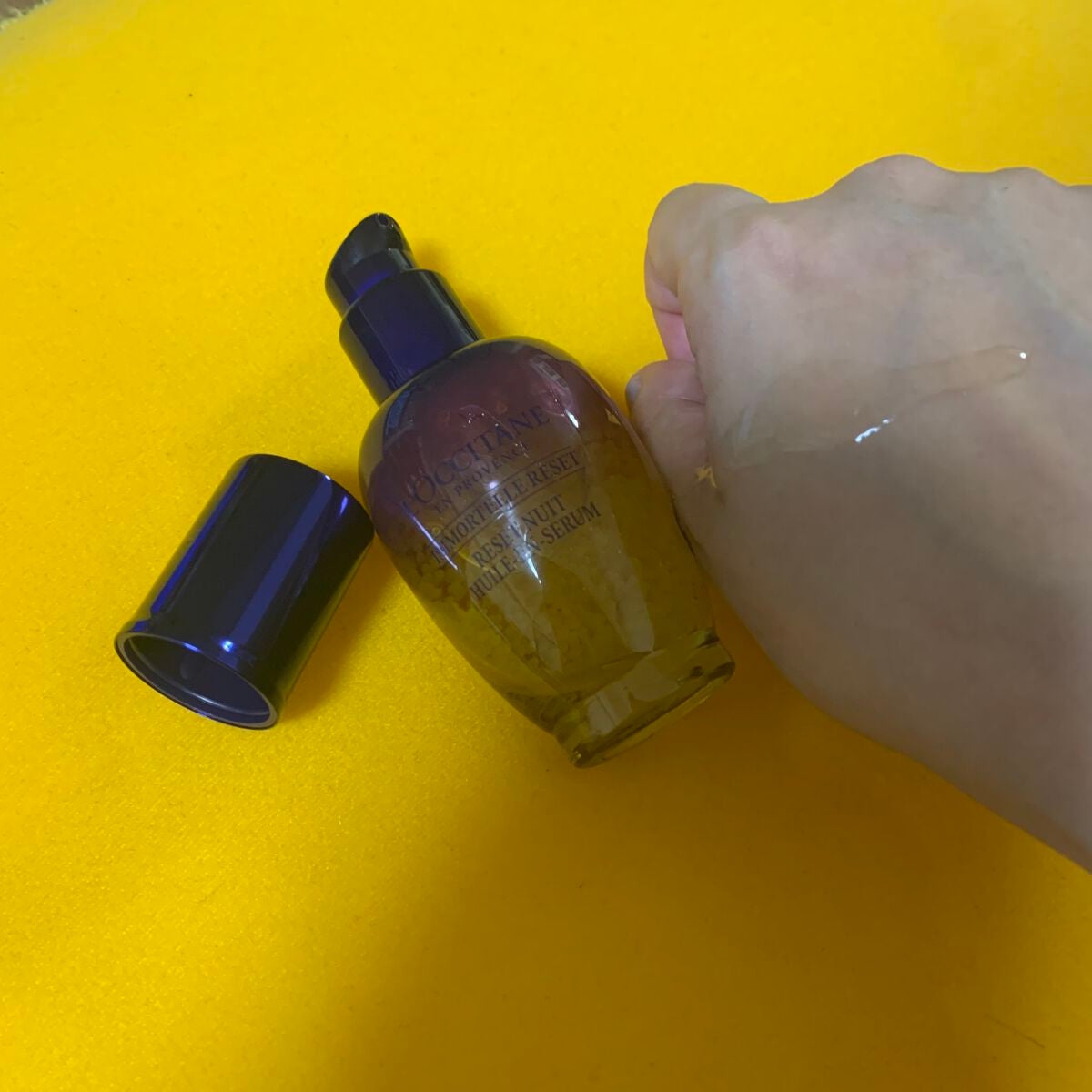 イモーテル オーバーナイトリセットセラム/L'OCCITANE/美容液を使ったクチコミ(2枚目)