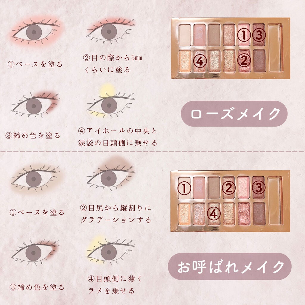 バレンタインボックス/VAVI MELLO/アイシャドウパレットを使ったクチコミ(4枚目)